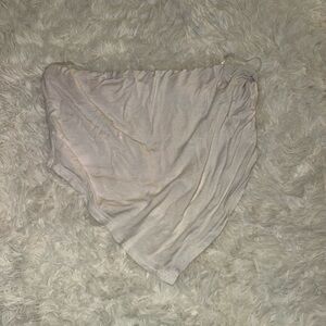 Women's white tube top